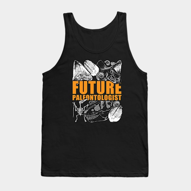 Paleontology tshirt - Future paleontologist gift idea Tank Top by Diggertees4u